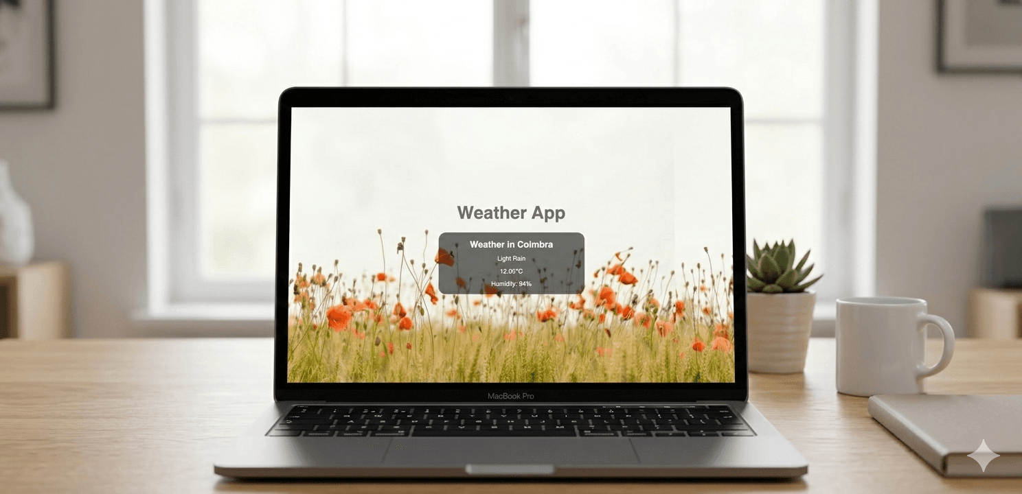 Weather App live preview
