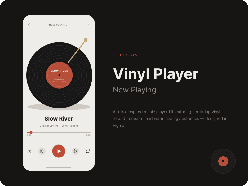 Vinyl Music Player preview